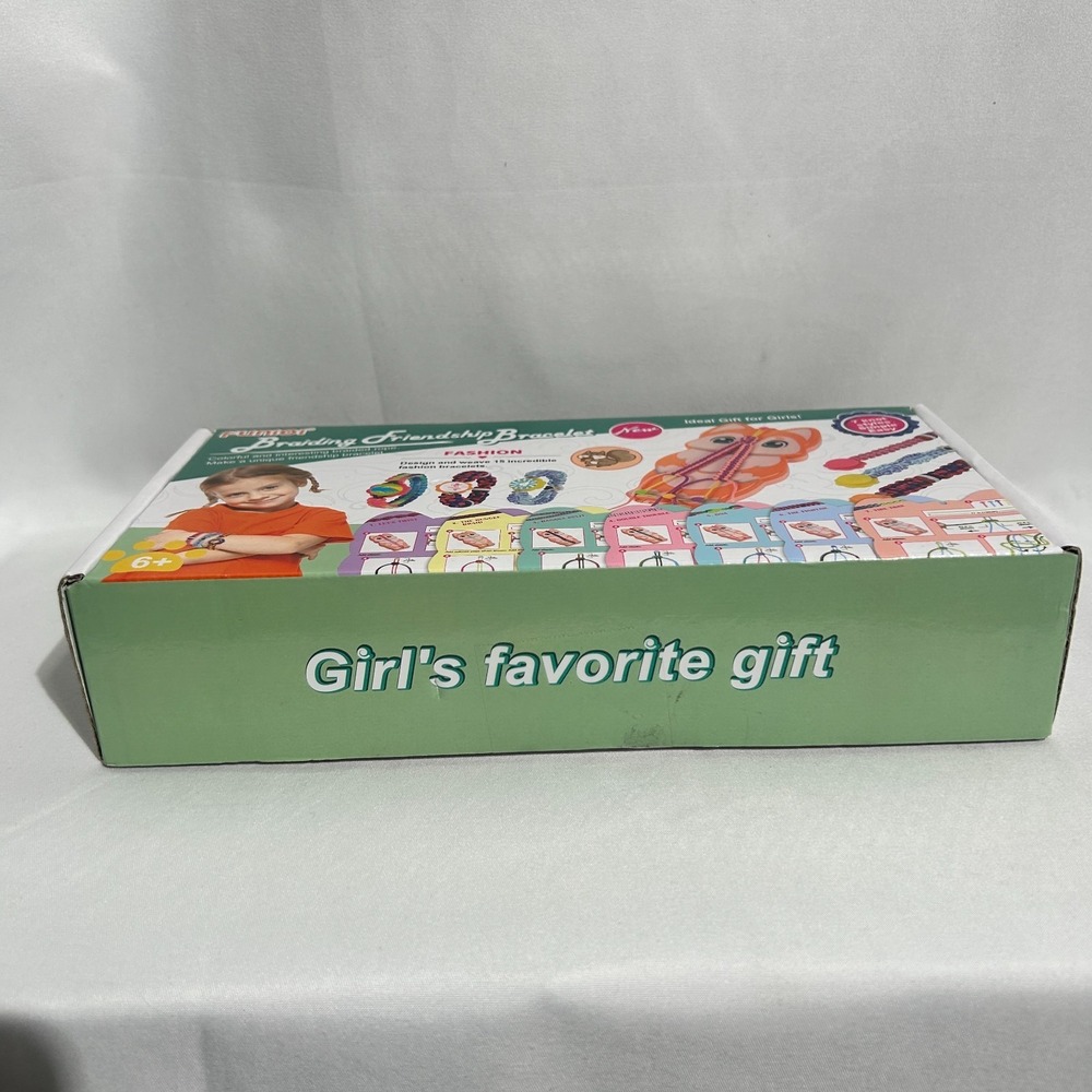 Braiding Friendship Bracelet Kit DIY Jewelry Making Kit for Kids Crafts Set NEW - Picture 7 of 11